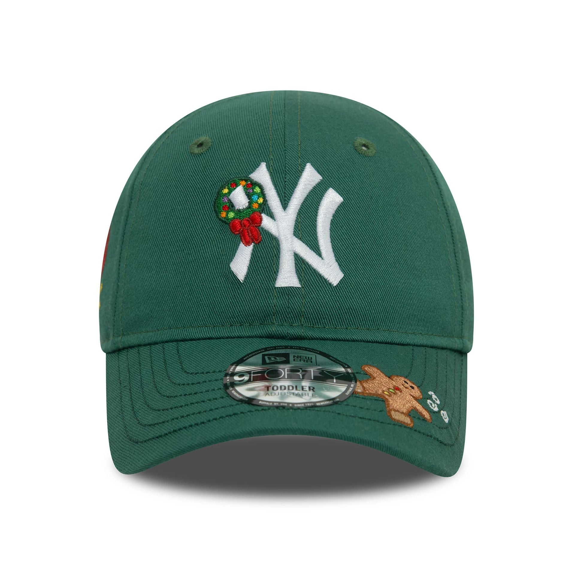 This is a New York Yankees Toddler Icon Green 9FORTY Adjustable Cap 2