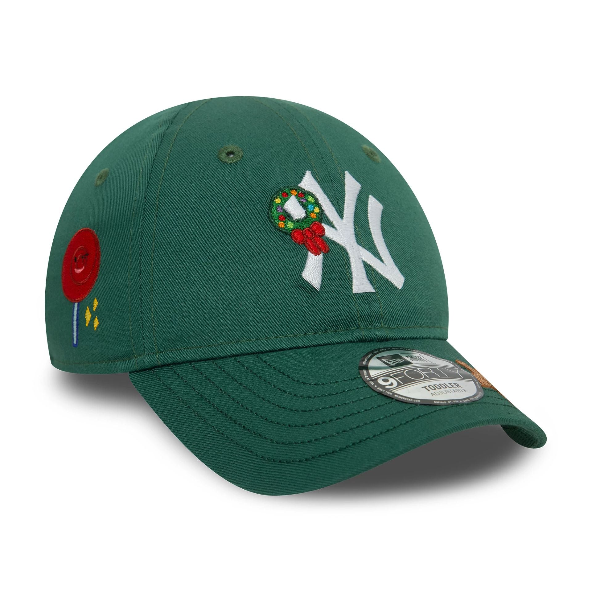 This is a New York Yankees Toddler Icon Green 9FORTY Adjustable Cap 3