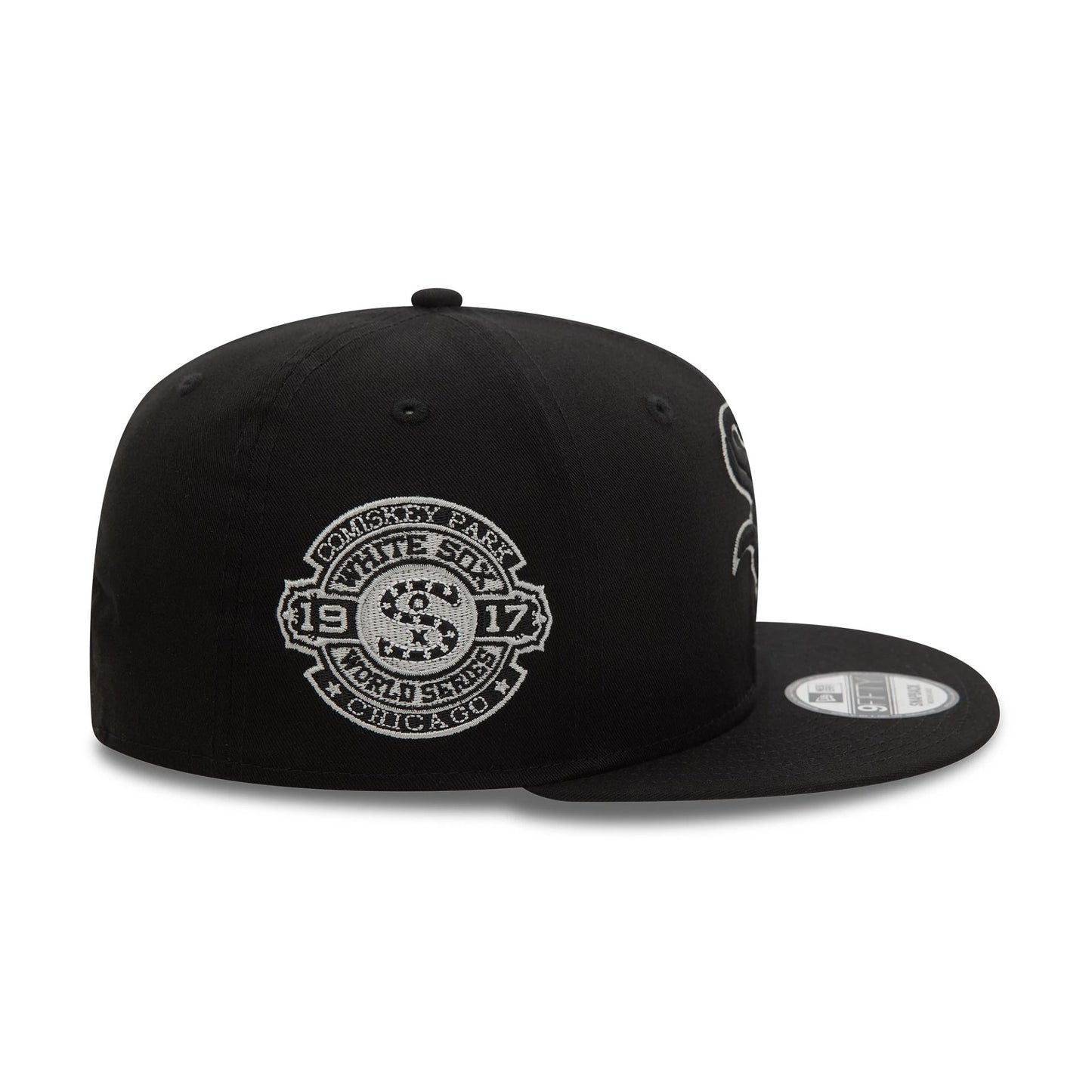 This is a Chicago White Sox Seasonal World Series Black 9FIFTY Snapback Cap 5