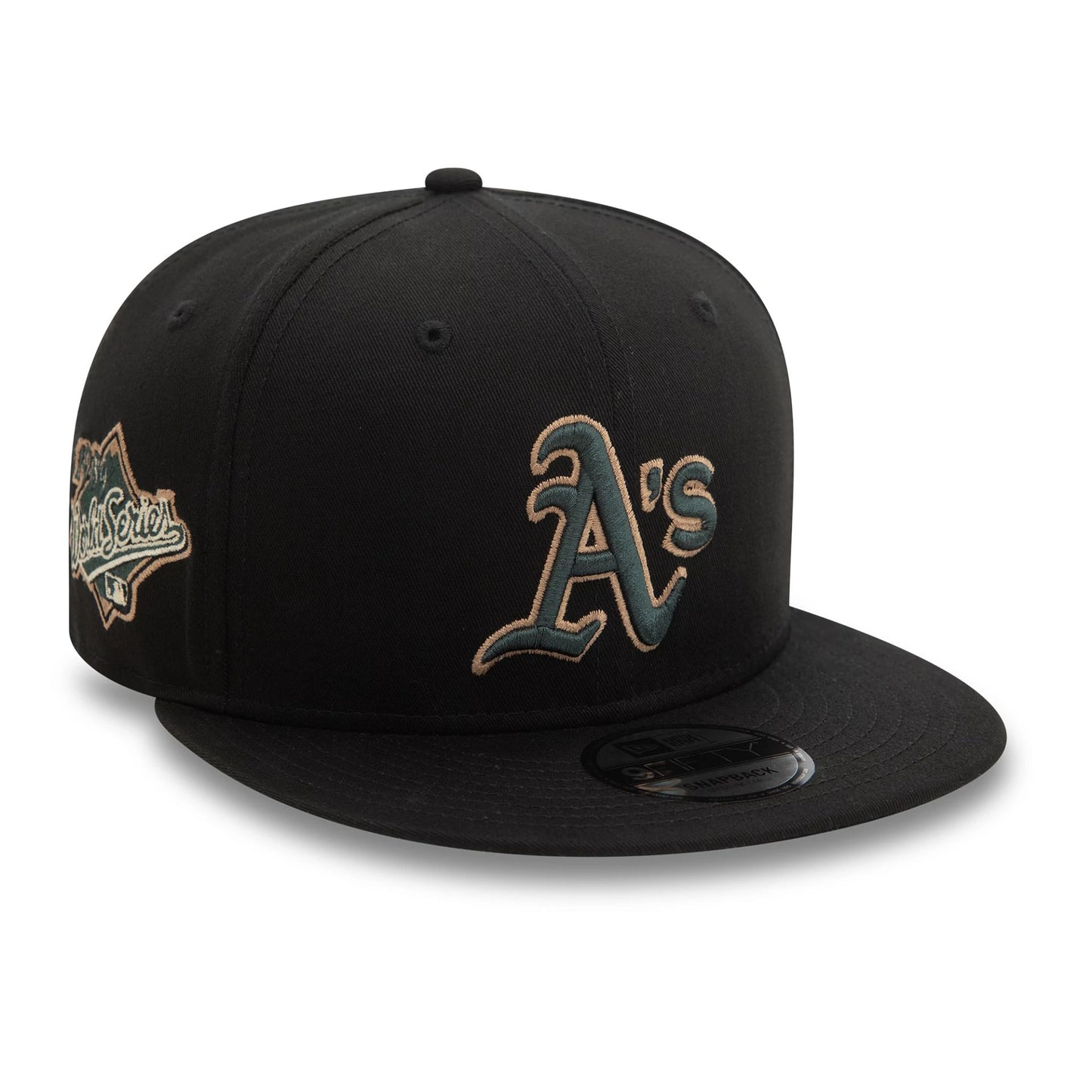 This is a Oakland Athletics Seasonal World Series Black 9FIFTY Snapback Cap 1