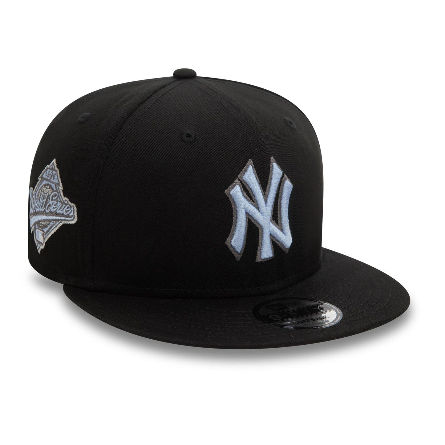 This is a New York Yankees Seasonal World Series Black 9FIFTY Snapback Cap 1