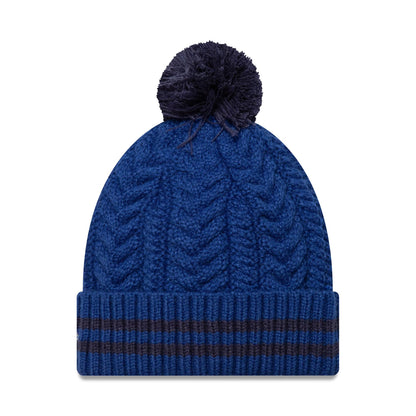 This is a Harry Potter Youth Harry Potter Blue Bobble Knit Beanie Hat 2