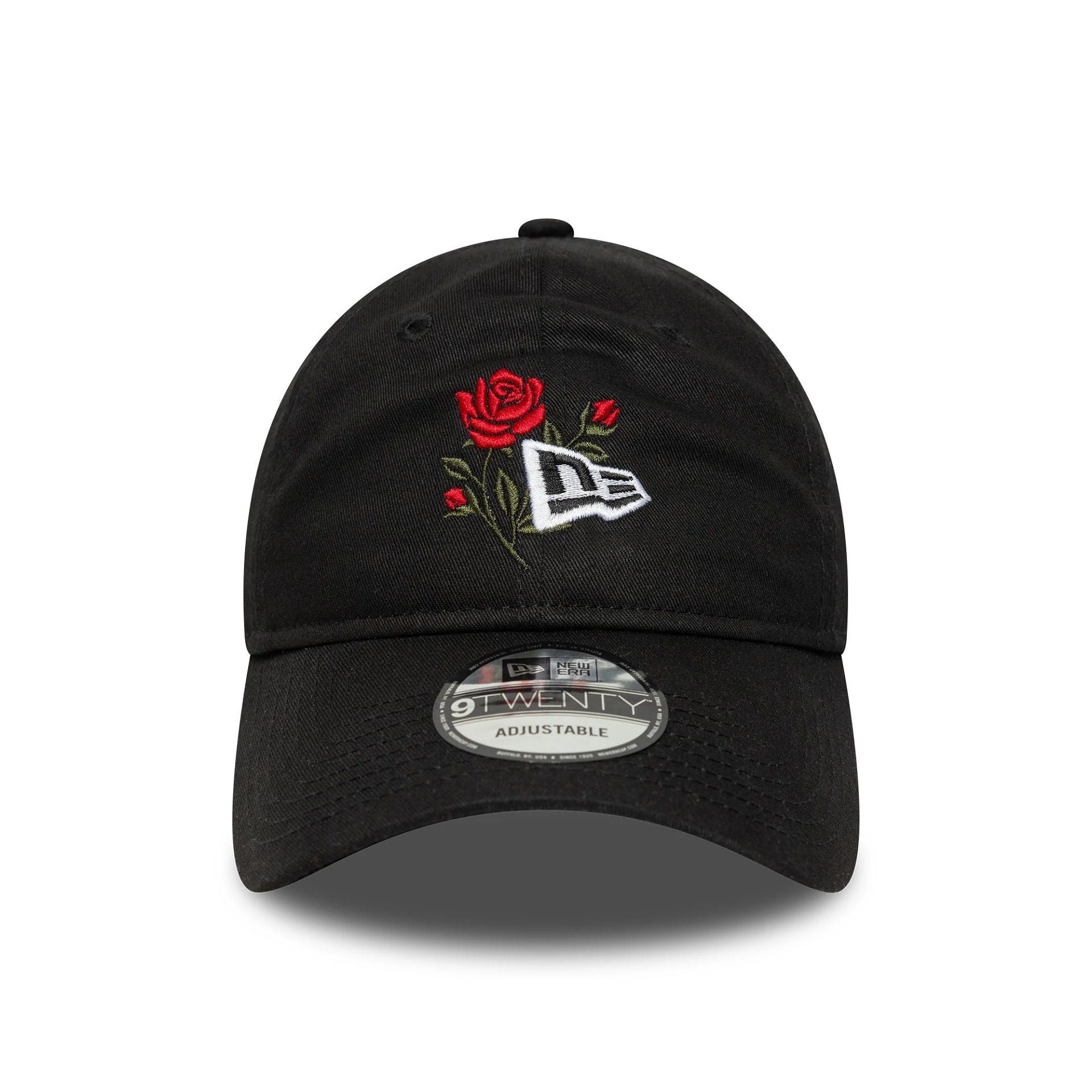 This is a  New Era Rose Icon Black 9TWENTY Adjustable Cap 3