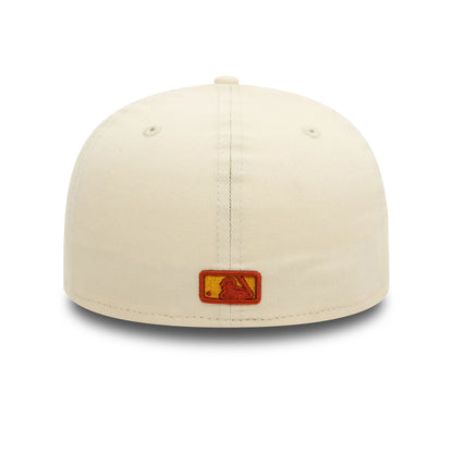 This is a St. Louis Cardinals Seasonal World Series Cream Low Profile 59FIFTY Fitted Cap 5