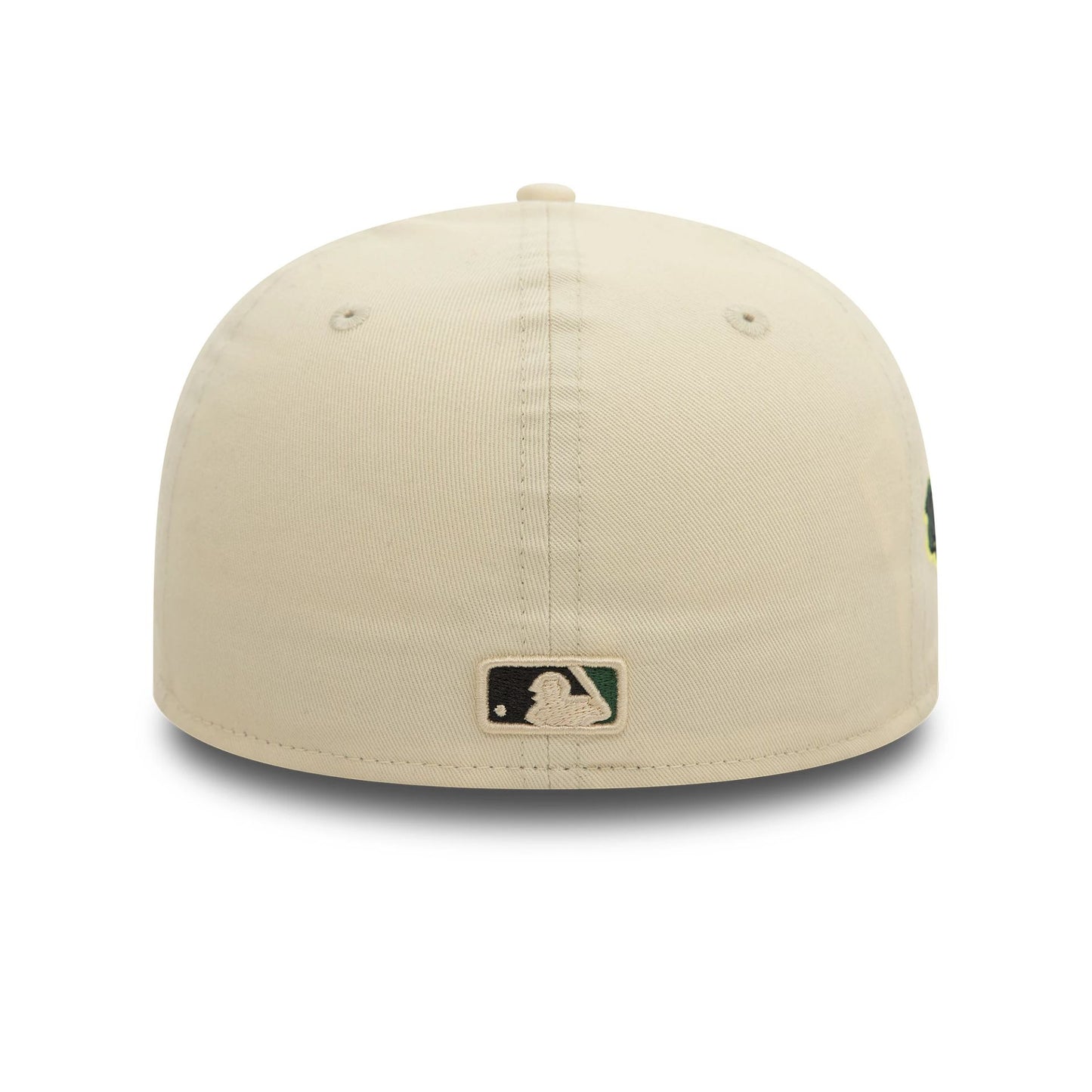 This is a Atlanta Braves Seasonal World Series Cream Low Profile 59FIFTY Fitted Cap 5