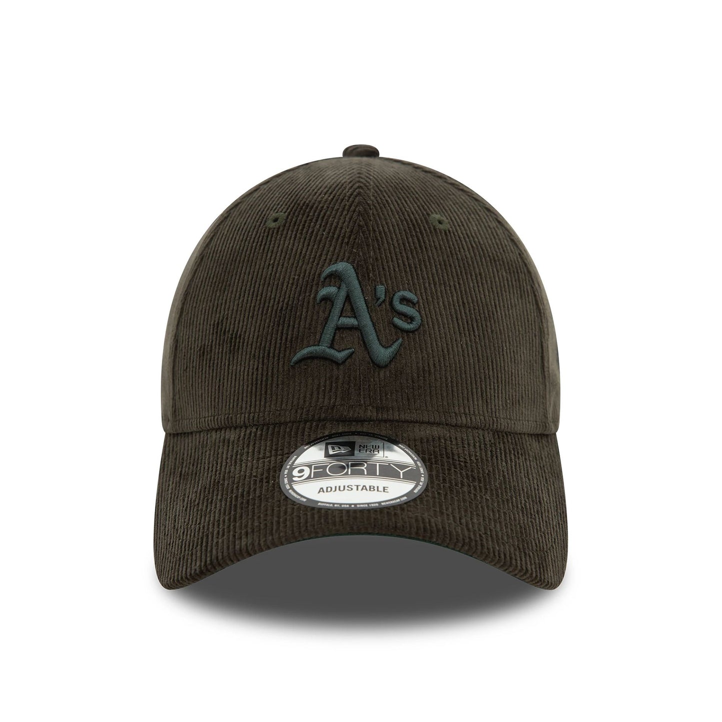 This is a Oakland Athletics Cord Dark Green 9FORTY Adjustable Cap 2