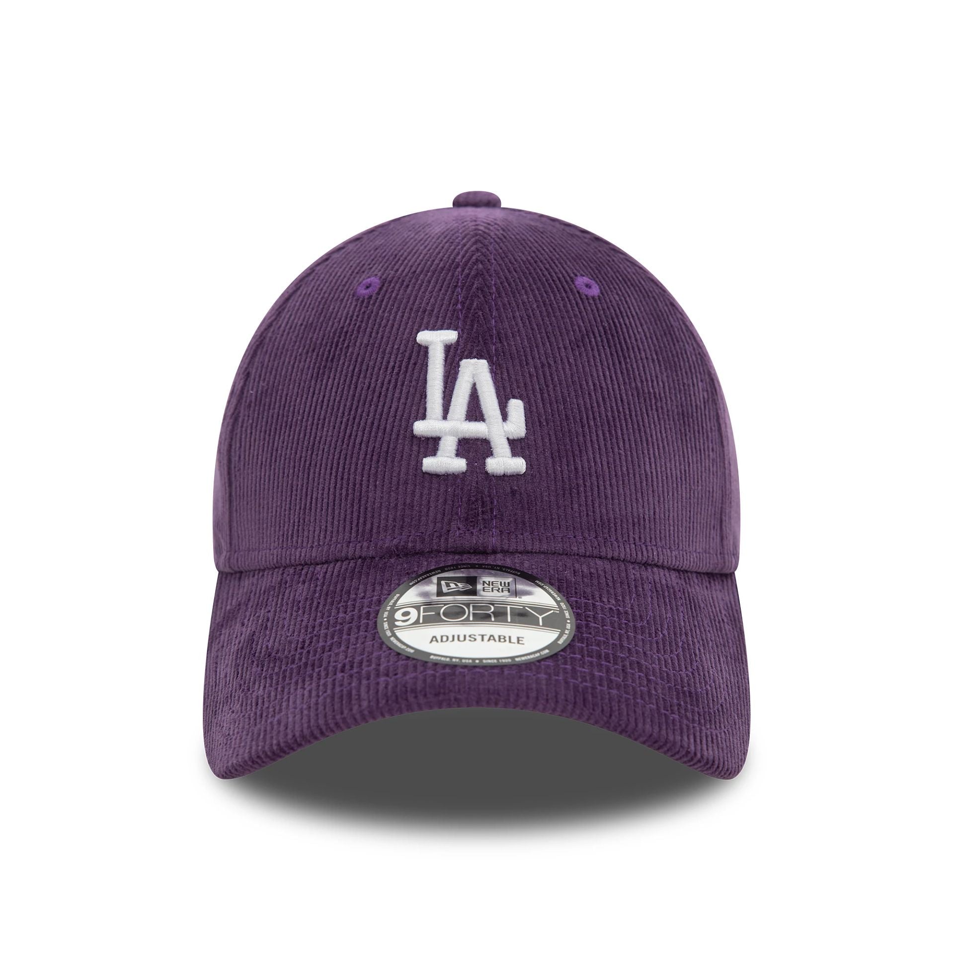 This is a LA Dodgers Cord Dark Purple 9FORTY Adjustable Cap 2