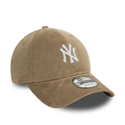 This is a New York Yankees Cord Beige 9FORTY Adjustable Cap 3