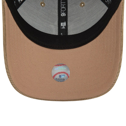 This is a New York Yankees Cord Beige 9FORTY Adjustable Cap 5