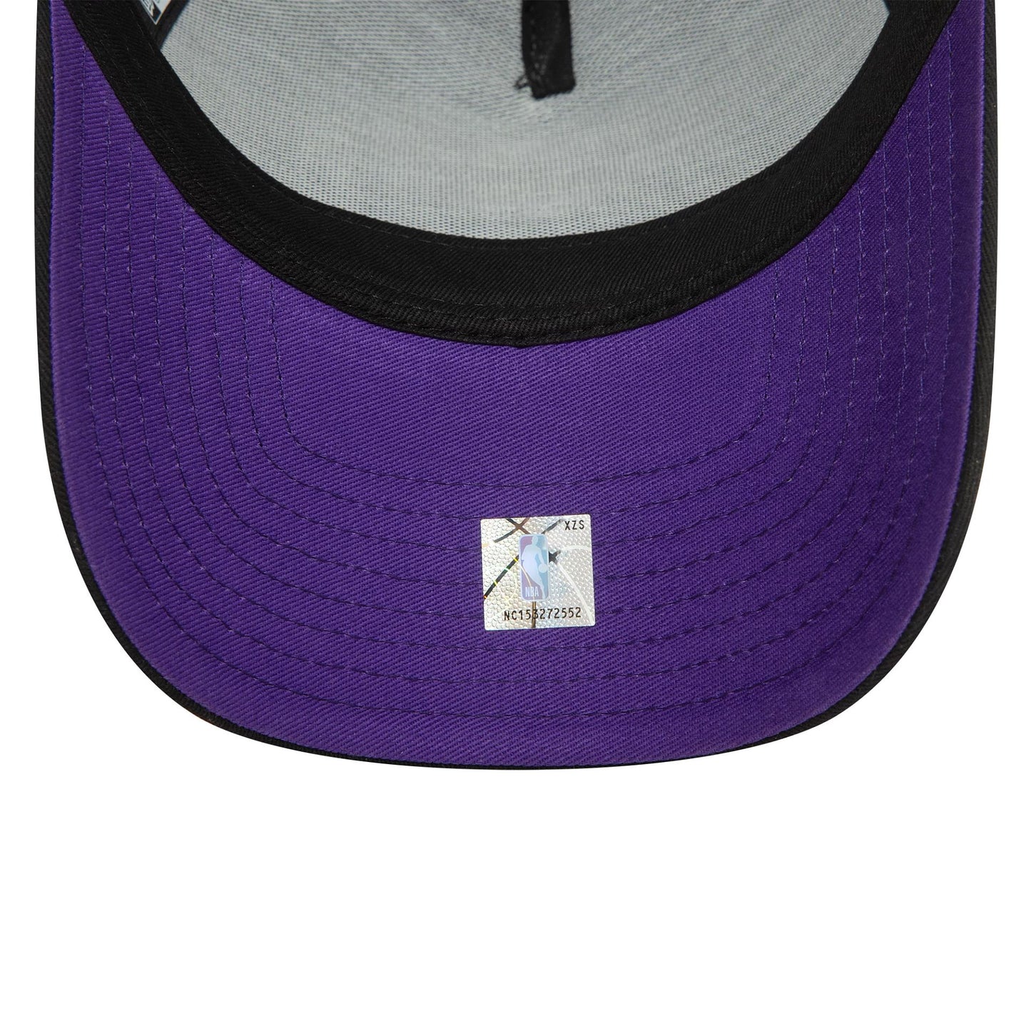 This is a LA Lakers NBA Flame Black 9FORTY E-Frame Trucker Cap 5