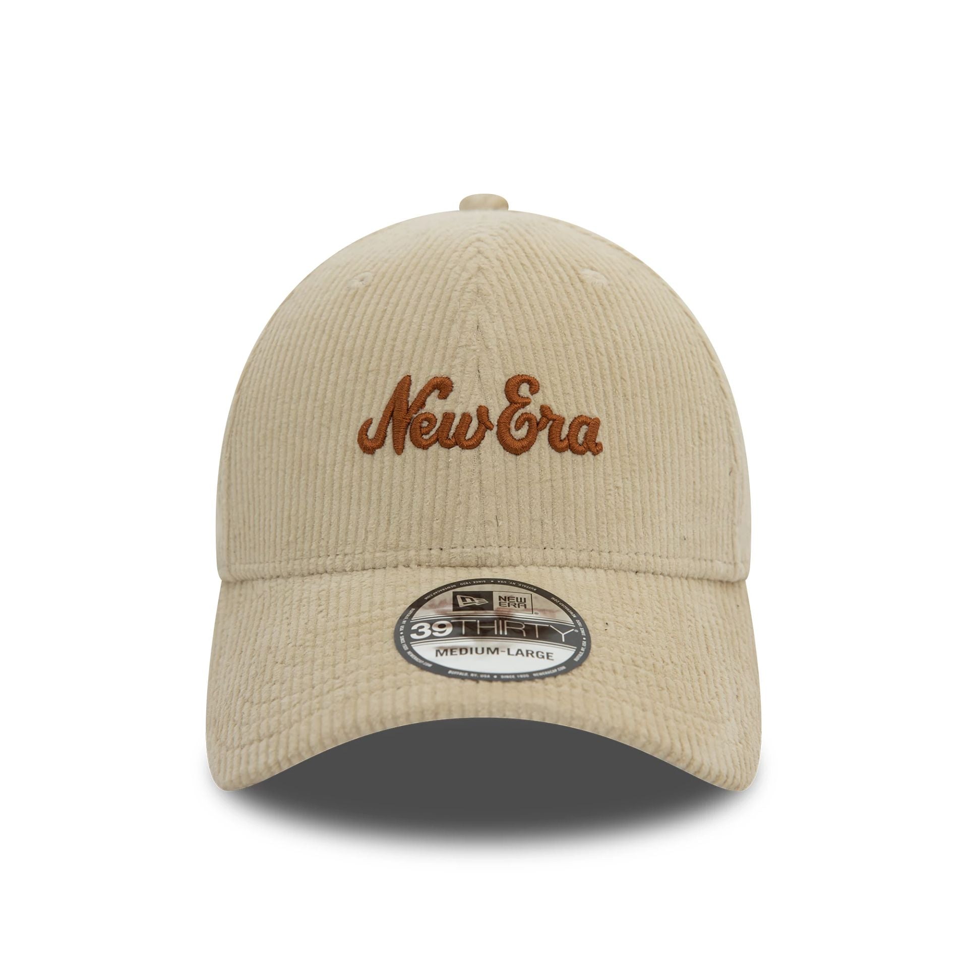 This is a  New Era Script Cord Light Beige 39THIRTY Stretch Fit Cap 2