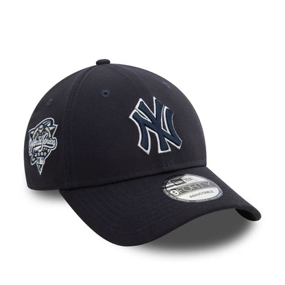 This is a New York Yankees Seasonal World Series Navy 9FORTY Adjustable Cap 1