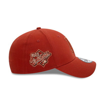 This is a LA Dodgers Seasonal World Series Red 9FORTY Adjustable Cap 4