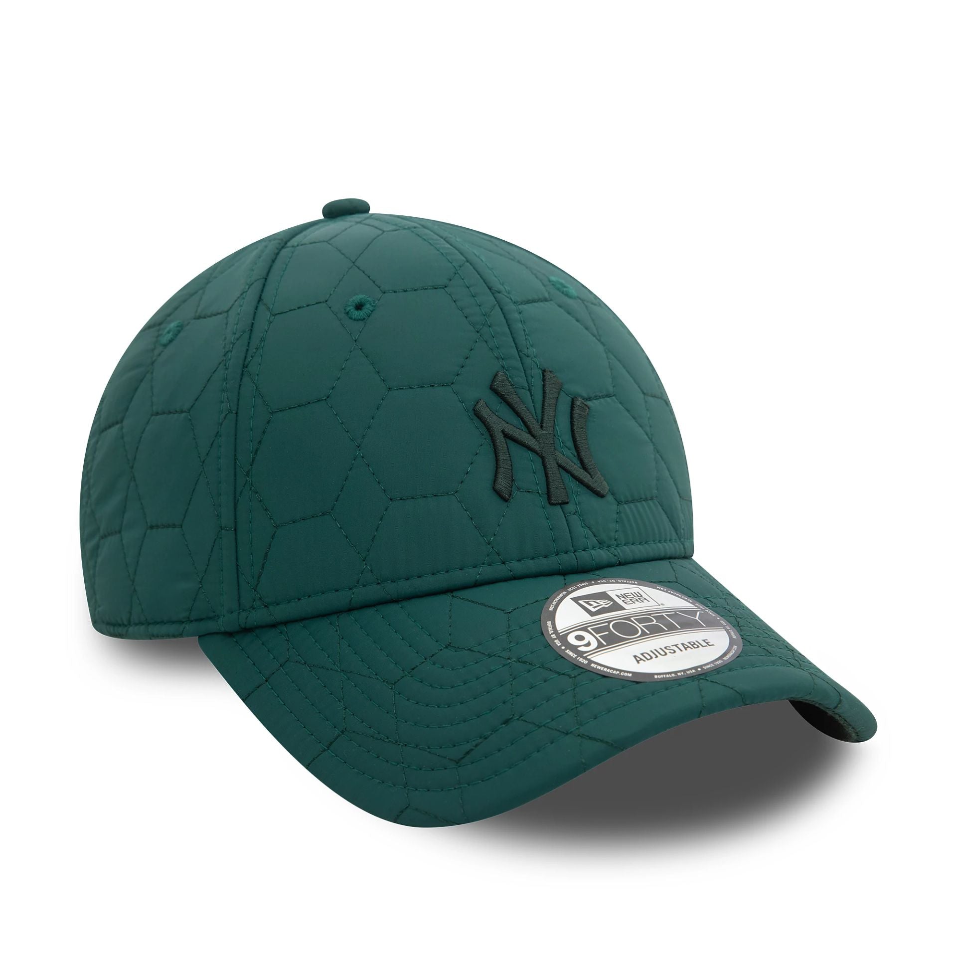 This is a New York Yankees Quilted Dark Green 9FORTY Adjustable Cap 3