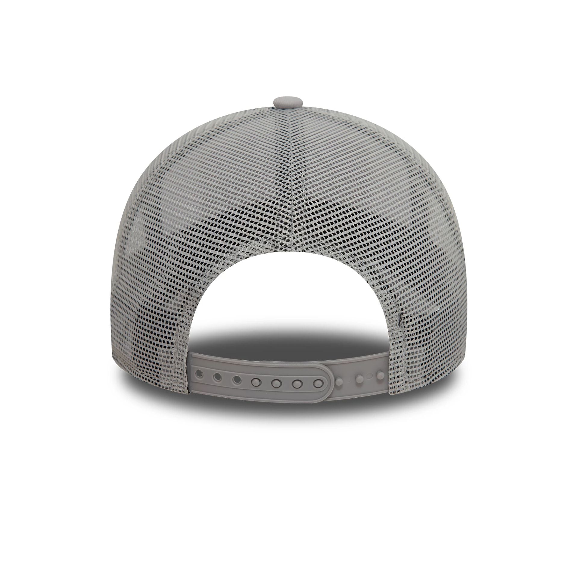 This is a  New Era St. Moritz Ski Patch Grey 9FORTY A-Frame Trucker Cap 4