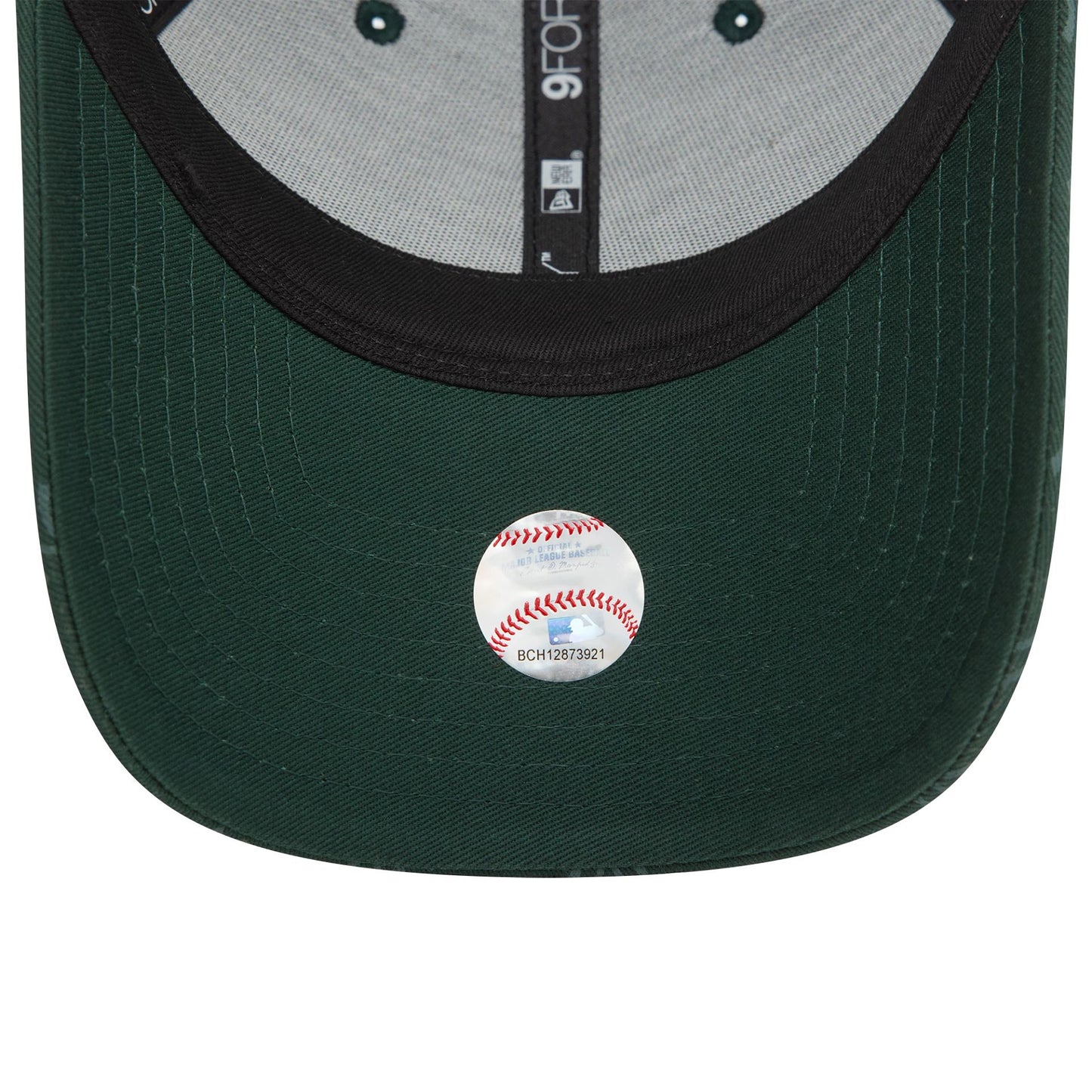 This is a New York Yankees Team Monogram Dark Green 9FORTY Adjustable Cap 5