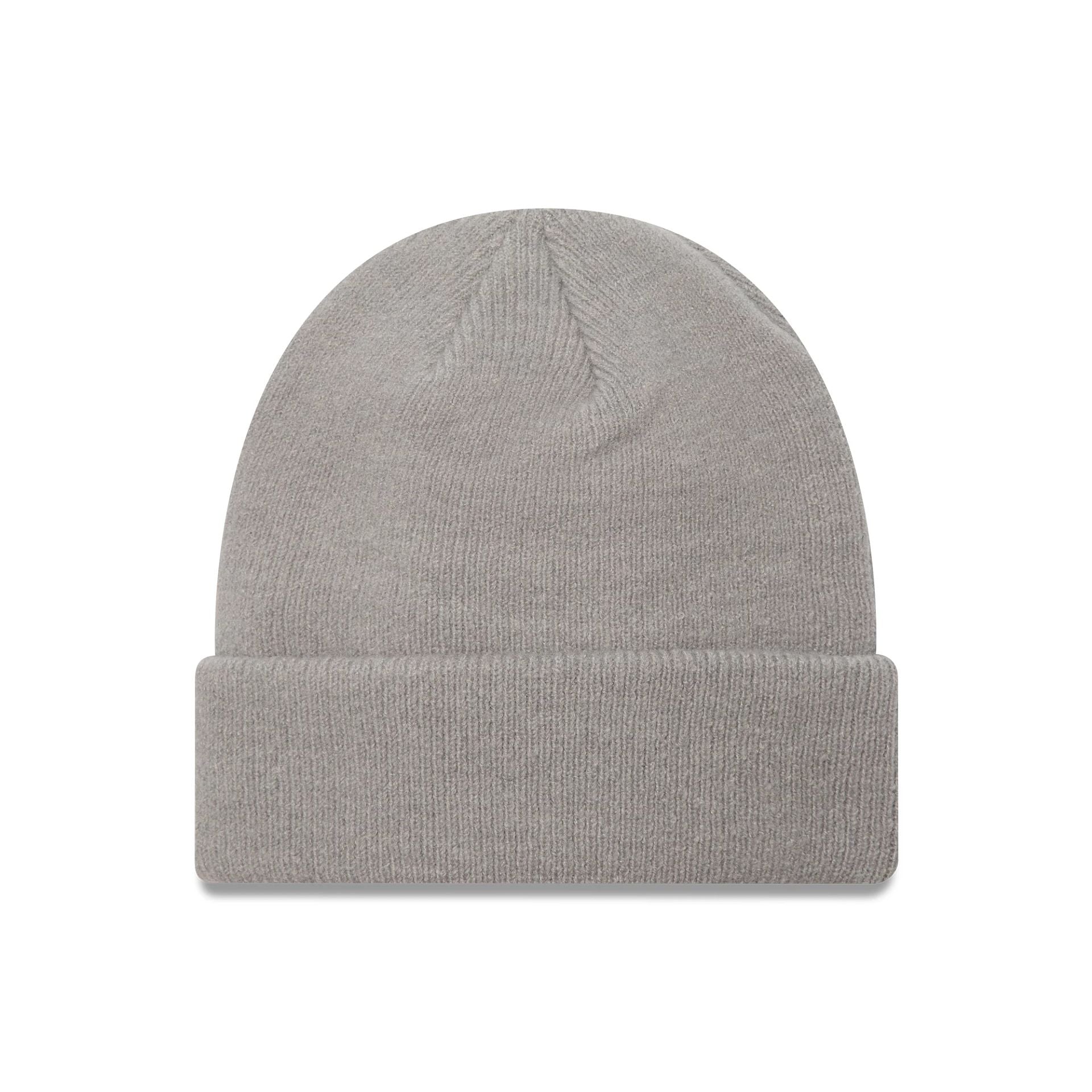 This is a  New Era Seasonal Dark Grey Cuff Knit Beanie Hat 2