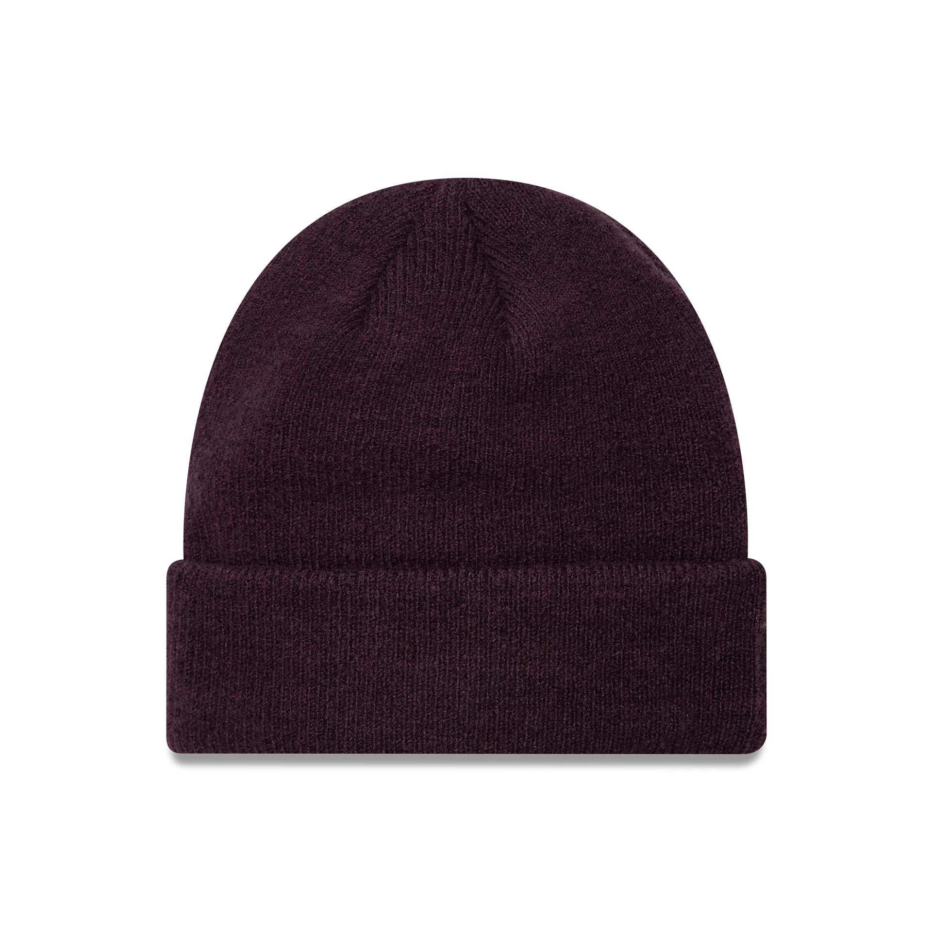 This is a  New Era Seasonal Dark Purple Cuff Knit Beanie Hat 2