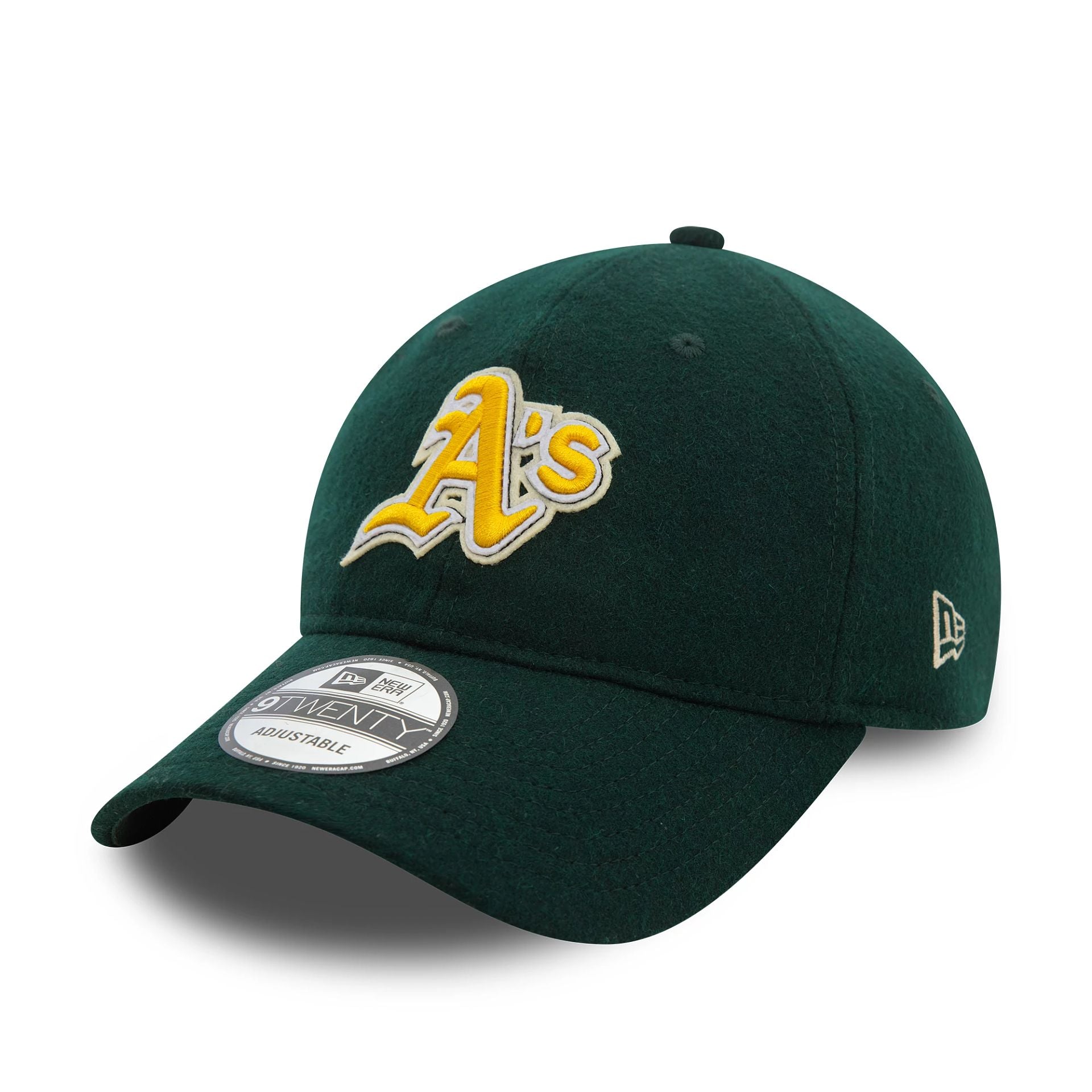 This is a Oakland Athletics MLB Melton Dark Green 9TWENTY Adjustable Cap 1