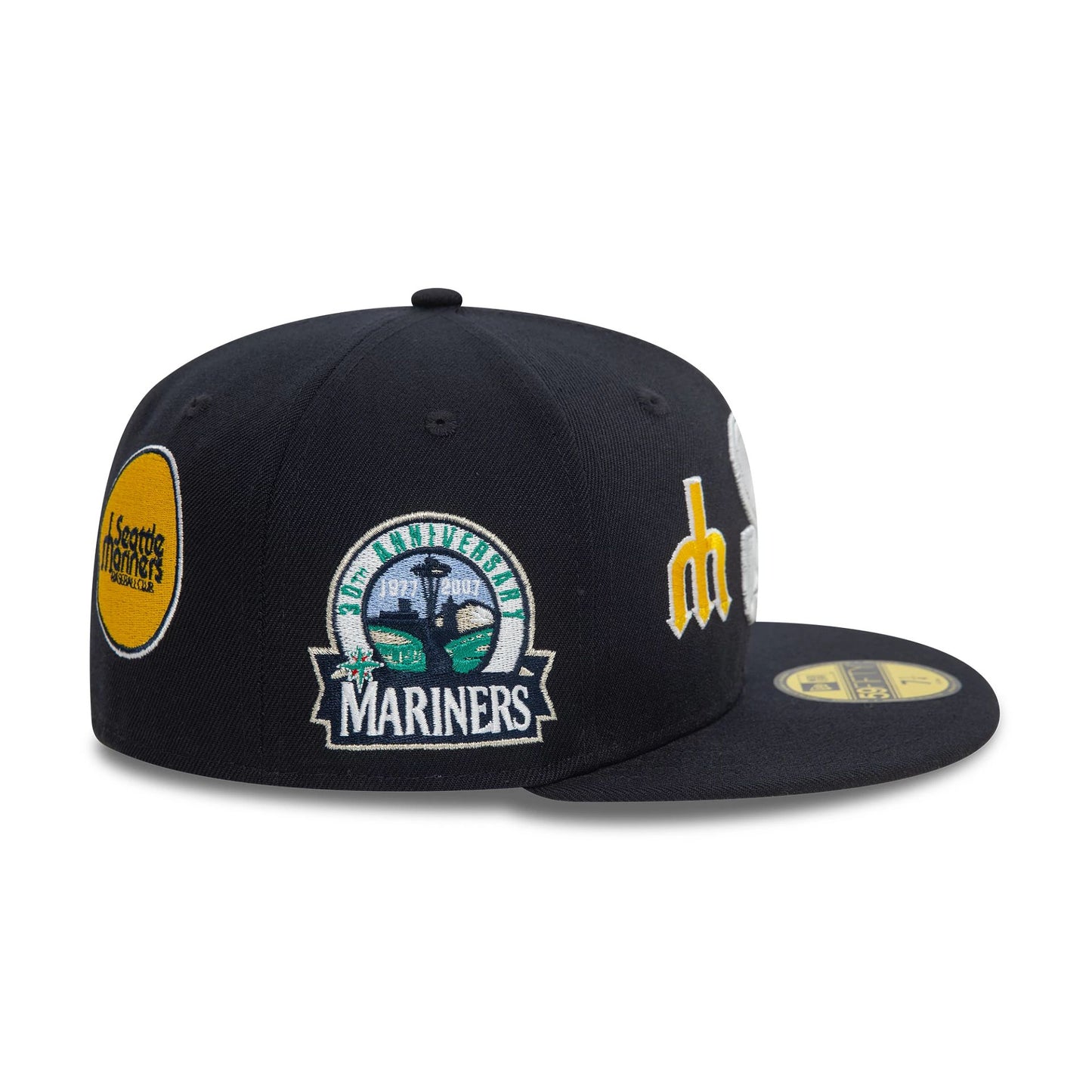 This is a Seattle Mariners MLB Cooperstown Patch Navy 59FIFTY Fitted Cap 6