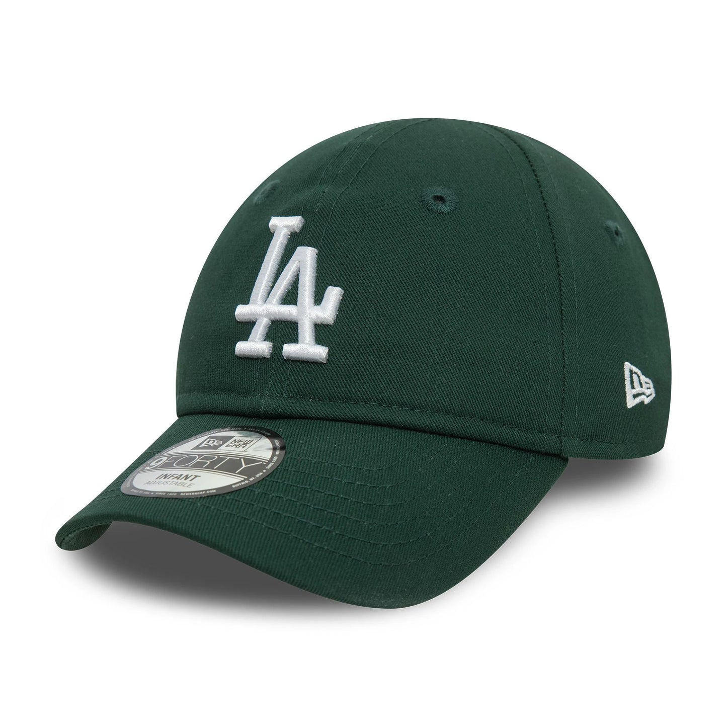 This is a LA Dodgers Infant League Essential Dark Green 9FORTY Adjustable Cap 1