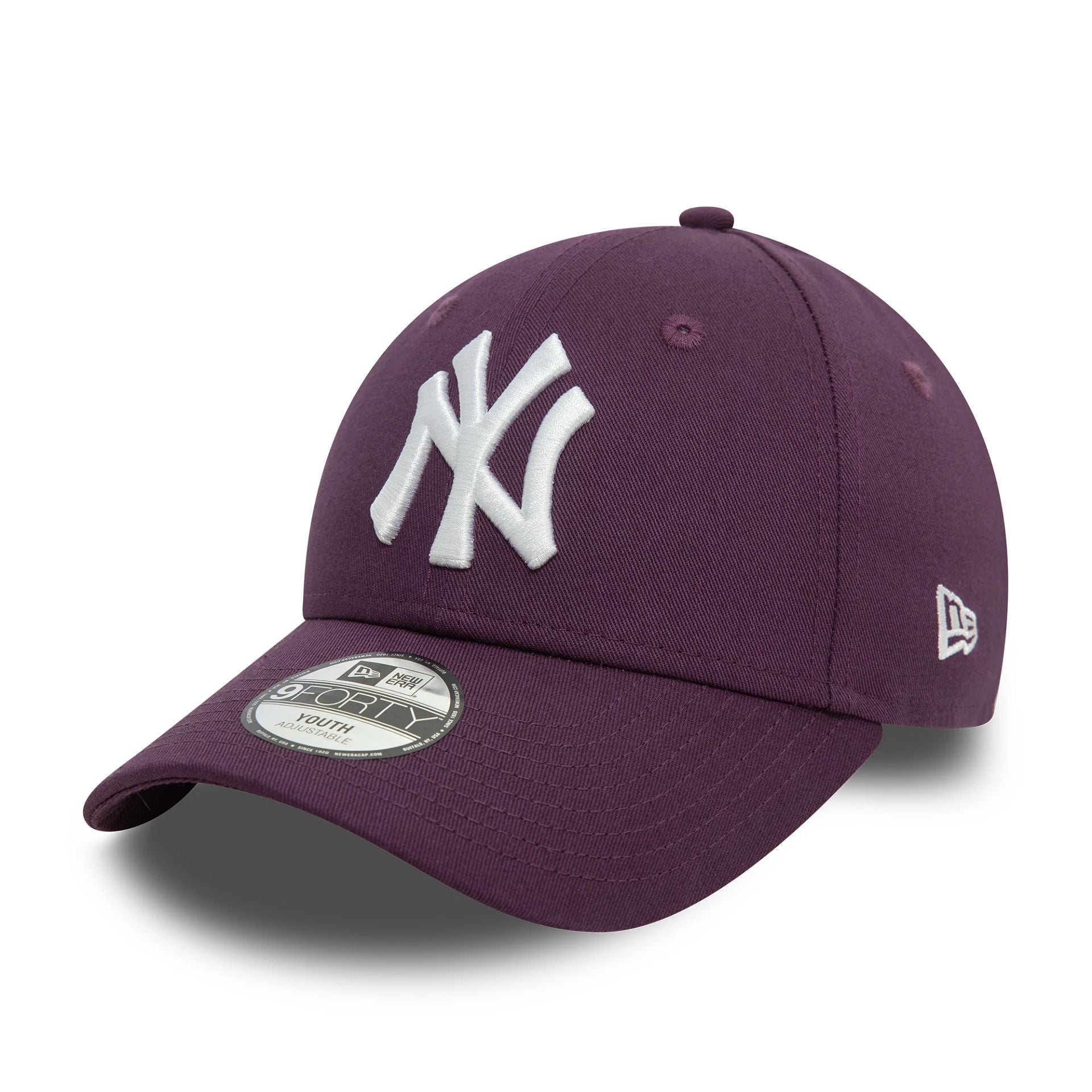 This is a New York Yankees Youth League Essential Dark Purple 9FORTY Adjustable Cap 1