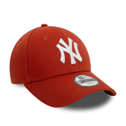 This is a New York Yankees Youth League Essential Red 9FORTY Adjustable Cap 3