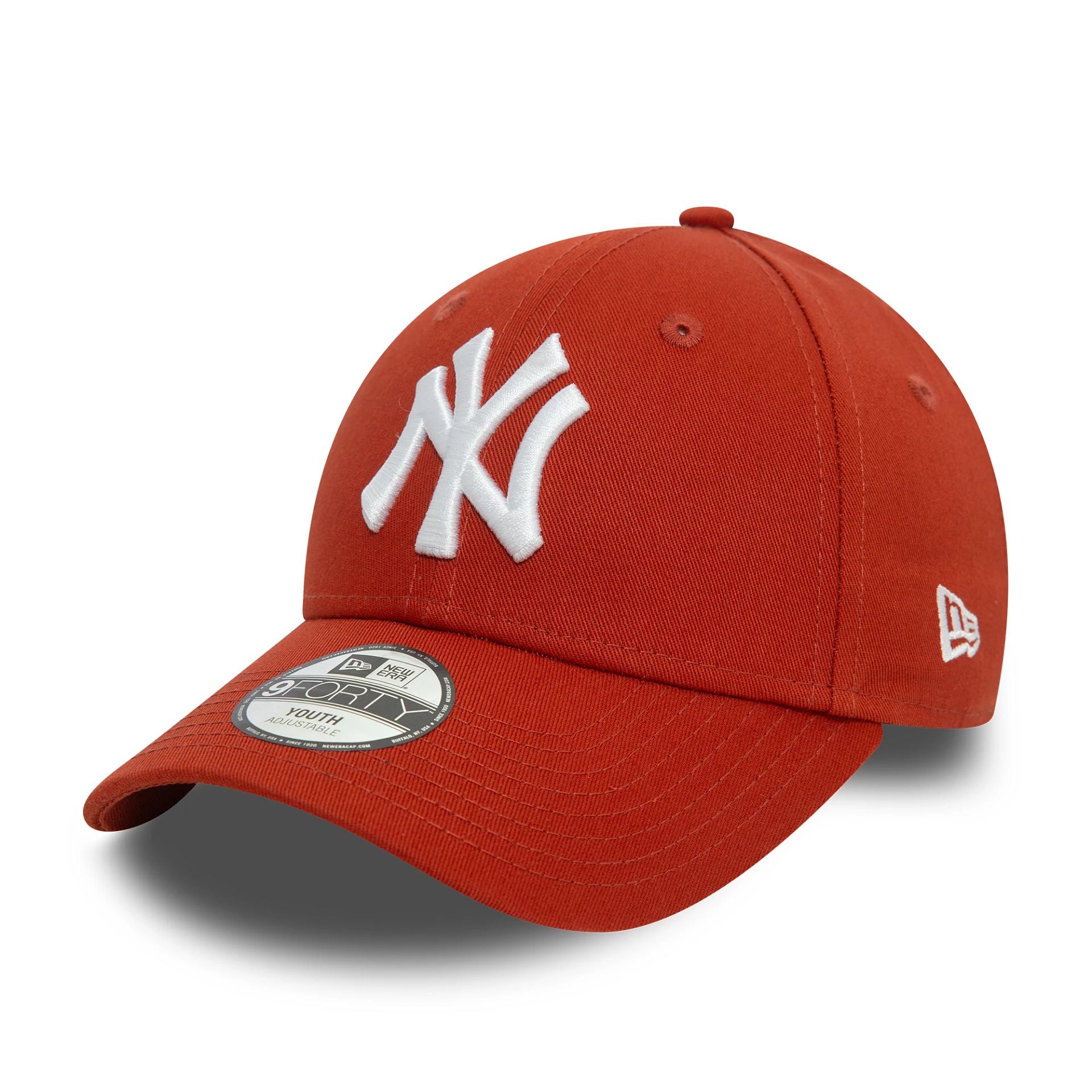 This is a New York Yankees Youth League Essential Red 9FORTY Adjustable Cap 1