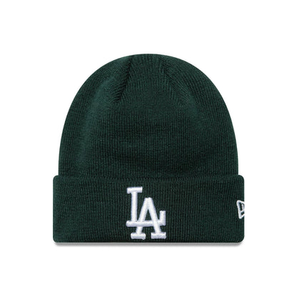 This is a LA Dodgers Infant League Essential Dark Green Cuff Knit Beanie Hat 1