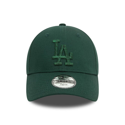 This is a LA Dodgers Youth Metallic Dark Green 9FORTY Adjustable Cap 2