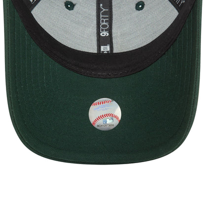 This is a LA Dodgers Youth Metallic Dark Green 9FORTY Adjustable Cap 5