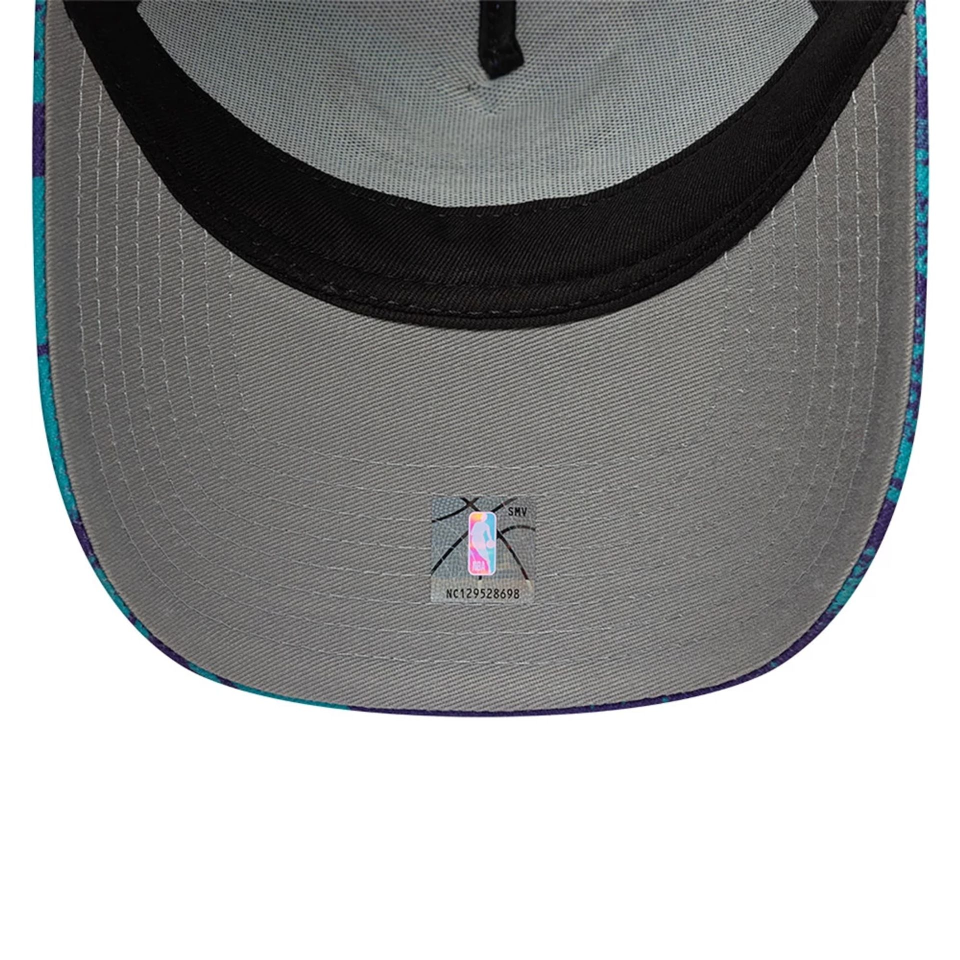 This is a Charlotte Hornets NBA Tip Off Turquoise 9FORTY A-Frame Adjustable Cap 2