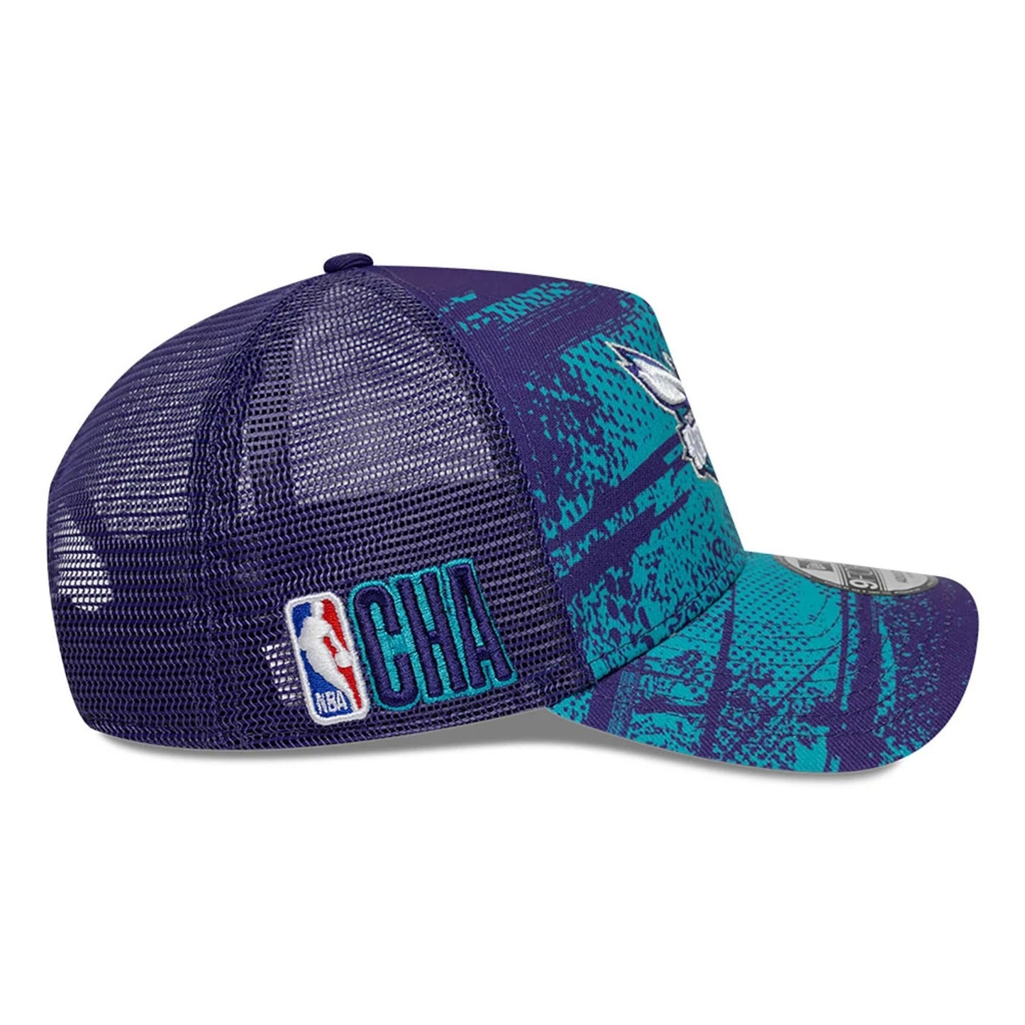 This is a Charlotte Hornets NBA Tip Off Turquoise 9FORTY A-Frame Adjustable Cap 6