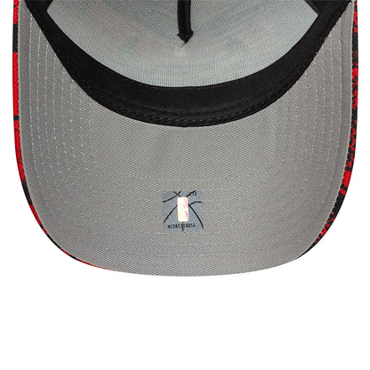 This is a Chicago Bulls NBA Tip Off Black 9FORTY A-Frame Adjustable Cap 2