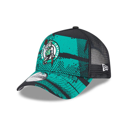 This is a Boston Celtics NBA Tip Off Green 9FORTY A-Frame Adjustable Cap 4