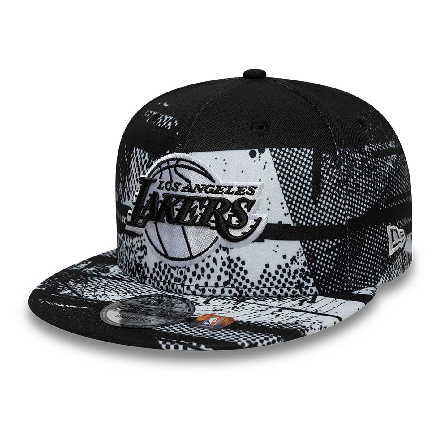 This is a LA Lakers NBA Tip Off Black 9FIFTY Snapback Cap 4