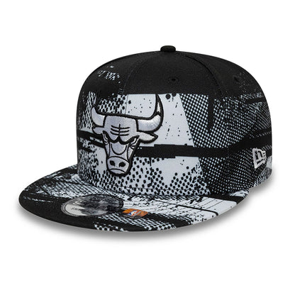 This is a Chicago Bulls NBA Tip Off White 9FIFTY Snapback Adjustable Cap 4