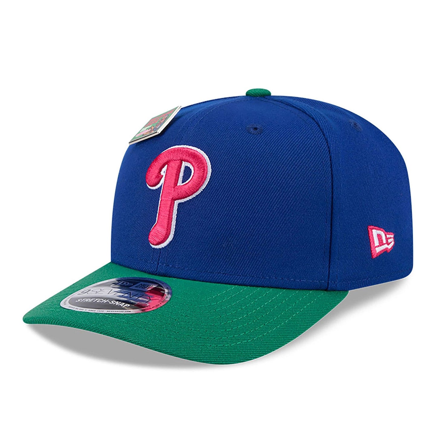 This is a Philadelphia Phillies Big League Chew Blue 9SEVENTY Stretch Snap Cap 4