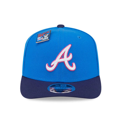 This is a Atlanta Braves Big League Chew Blue 9SEVENTY Stretch Snap Cap 3