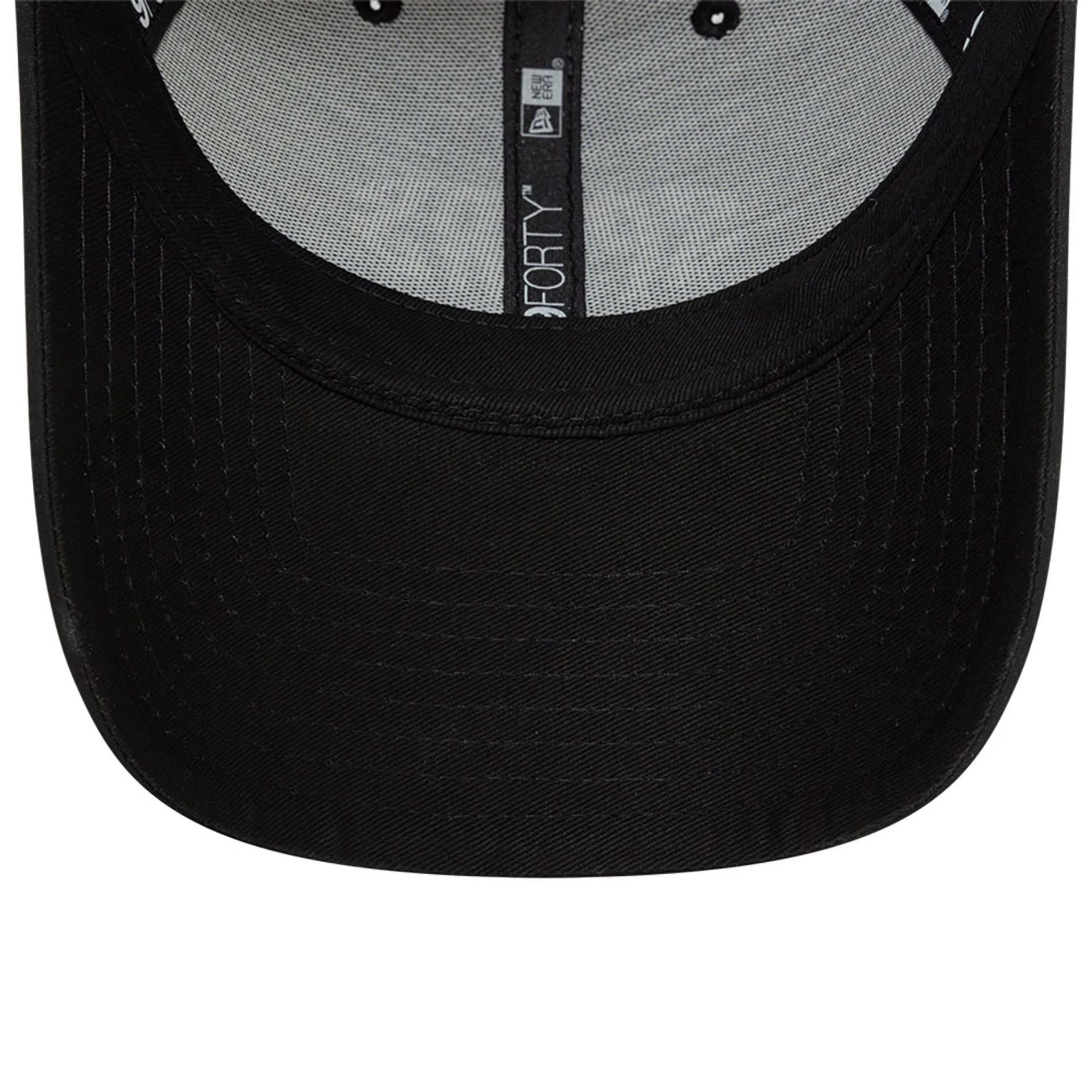 This is a Tottenham Hotspur FC Wordmark Featherweight Poly Black 9FORTY Adjustable Cap 4