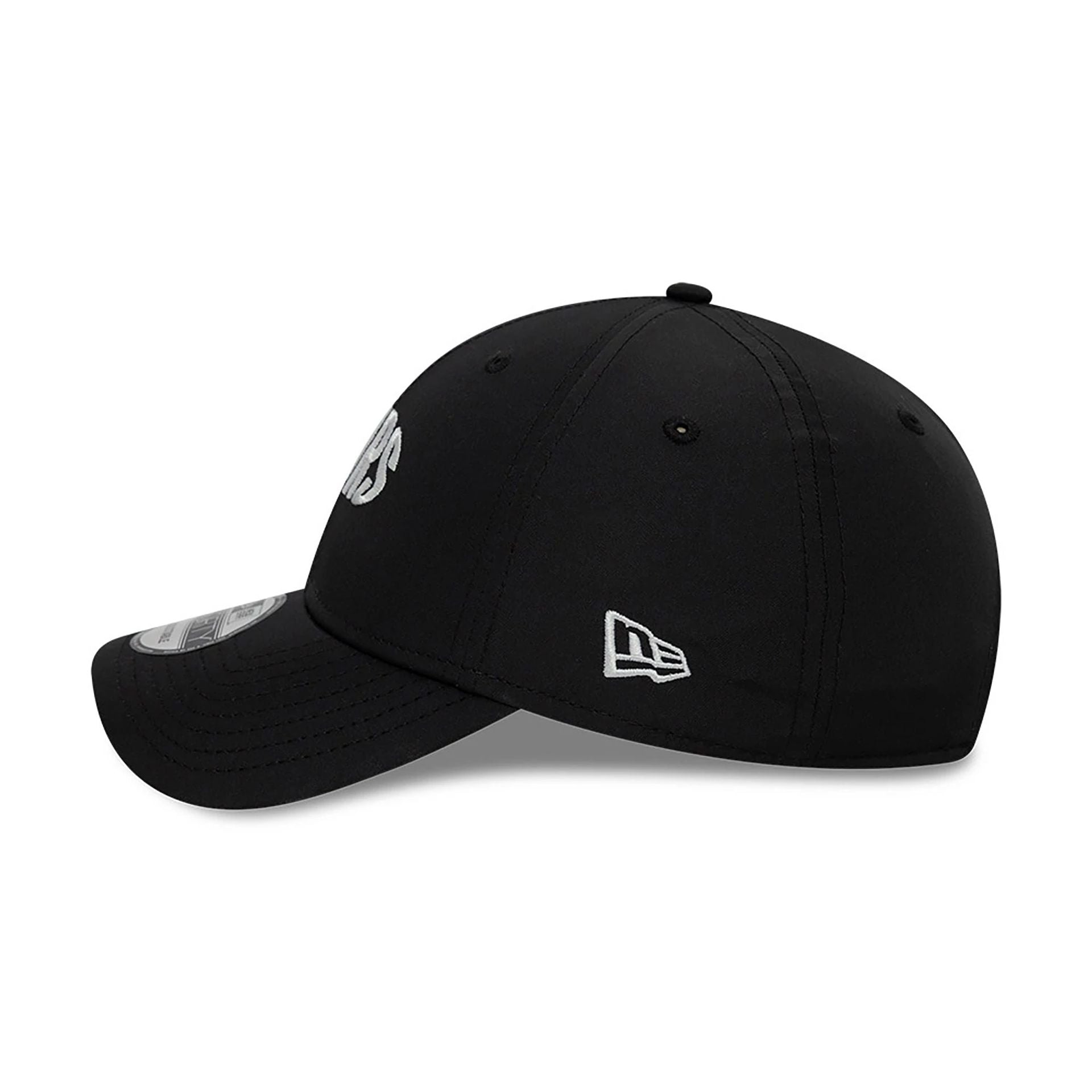 This is a Tottenham Hotspur FC Wordmark Featherweight Poly Black 9FORTY Adjustable Cap 6