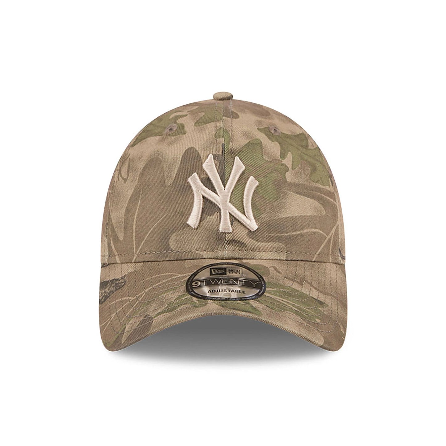 This is a New York Yankees Leaf Camo All Over Print 9TWENTY Adjustable Cap 2