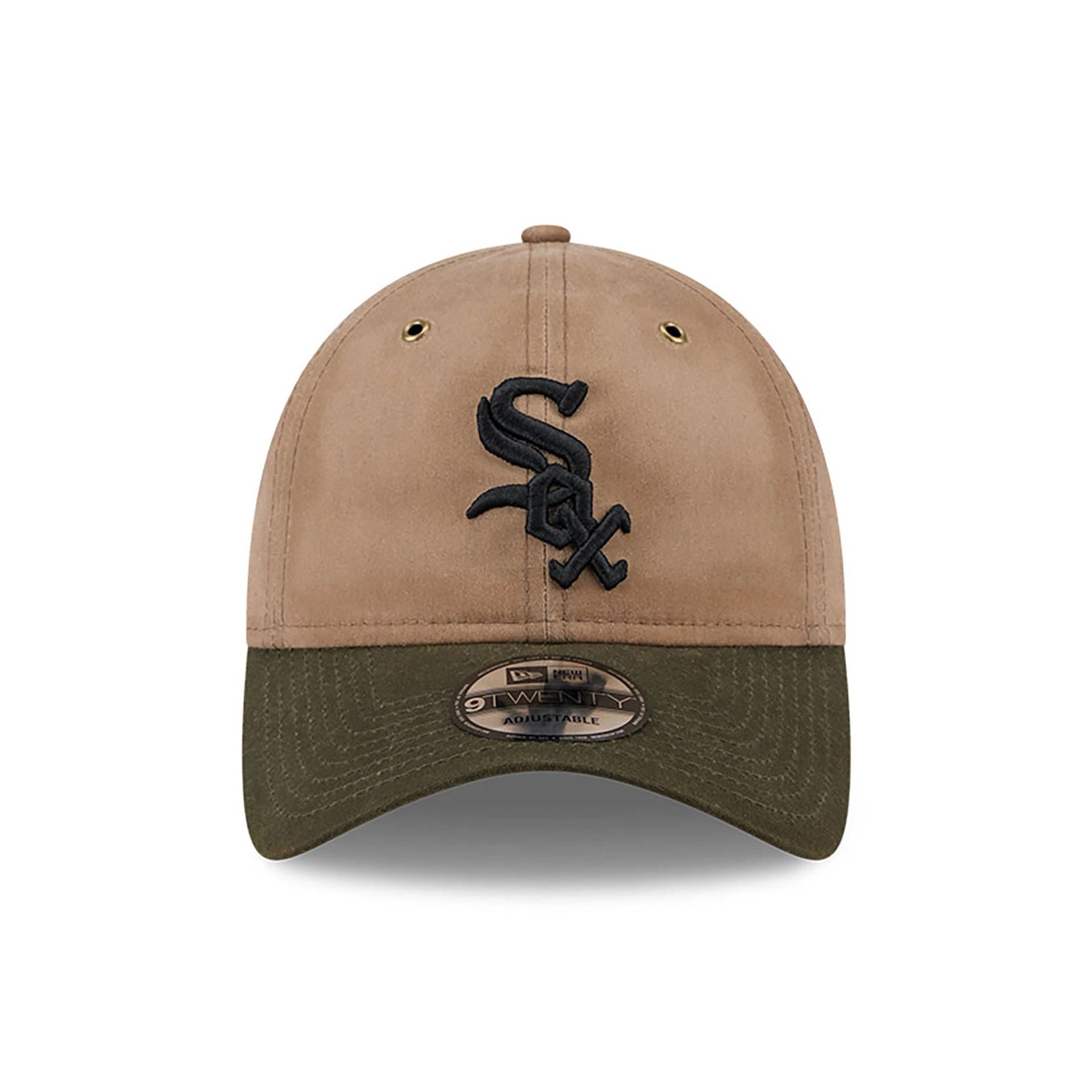 This is a Chicago White Sox Wax Canvas Brown 9TWENTY Adjustable Cap 2