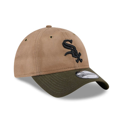 This is a Chicago White Sox Wax Canvas Brown 9TWENTY Adjustable Cap 3