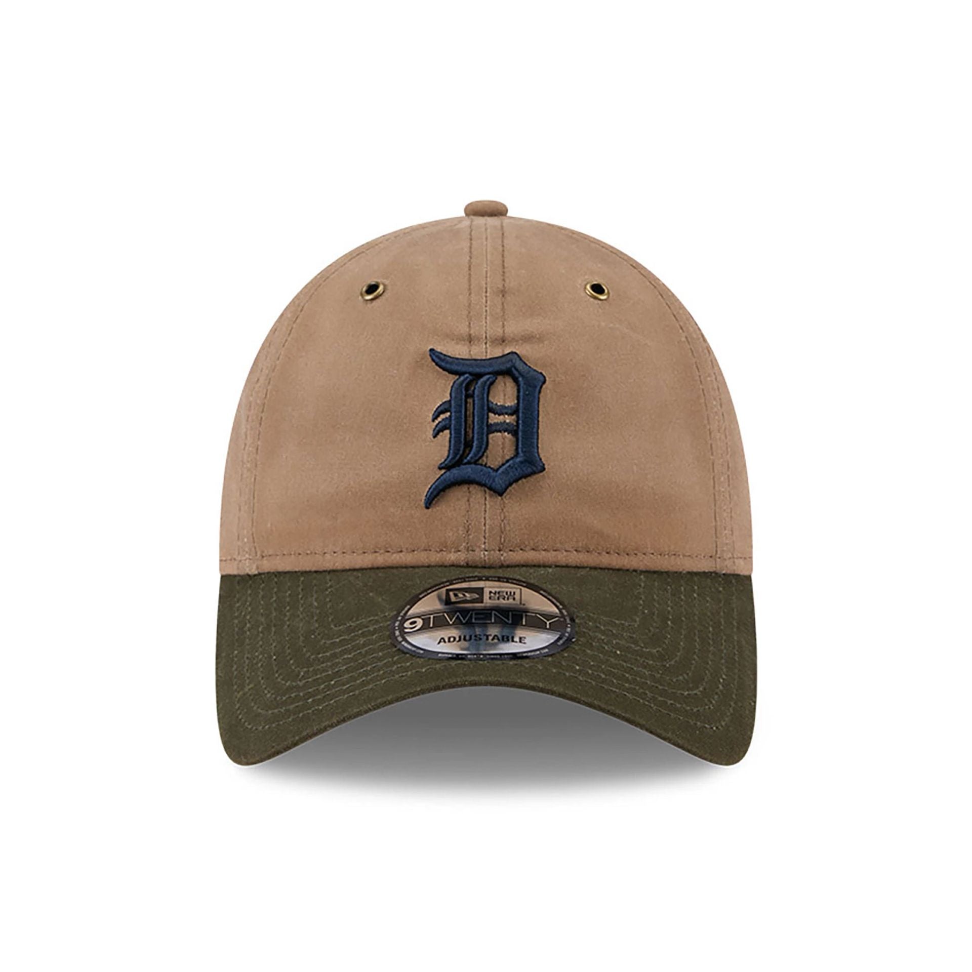 This is a Detroit Tigers Wax Canvas Brown 9TWENTY Adjustable Cap 2