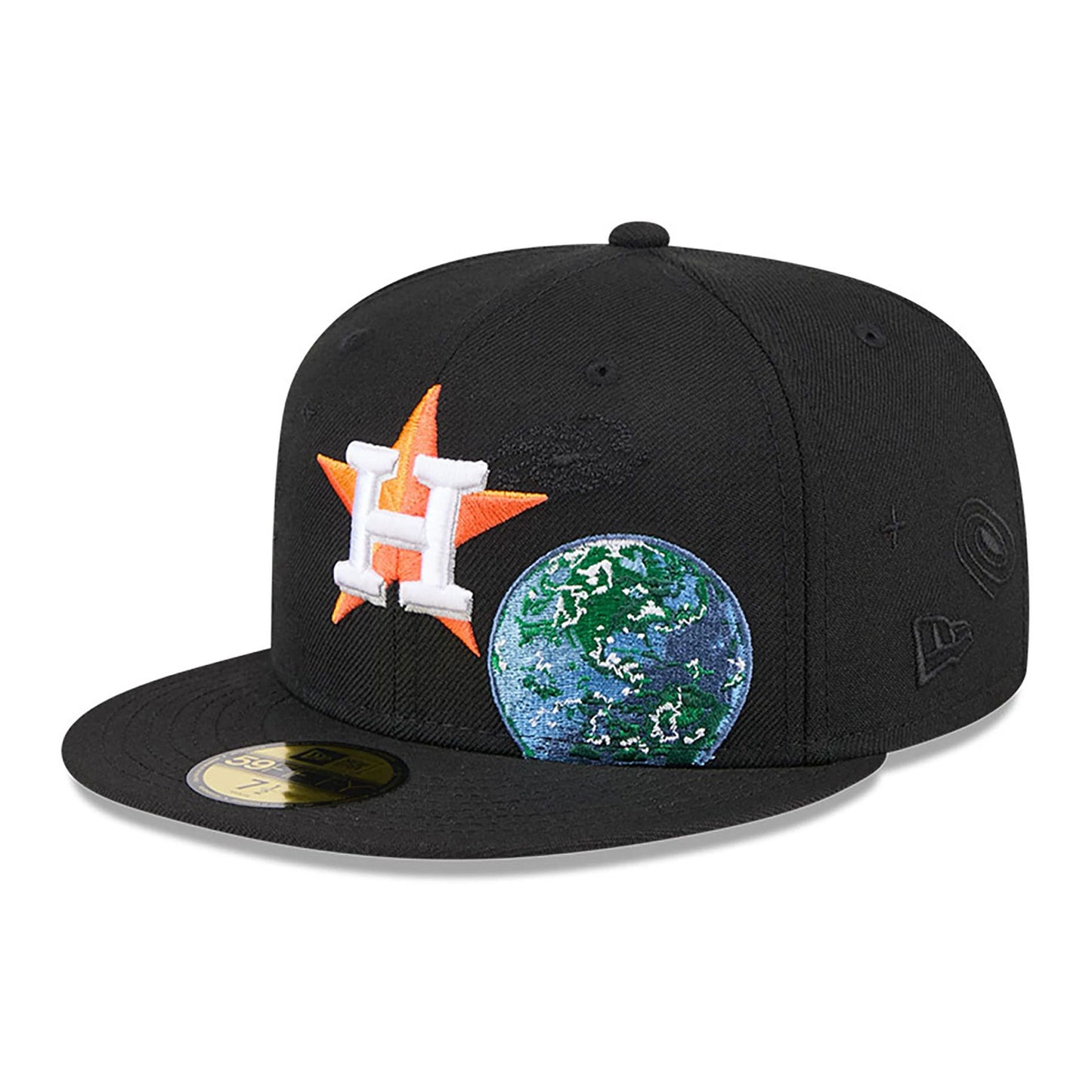 This is a Houston Astros Global Black 59FIFTY Fitted Cap 1