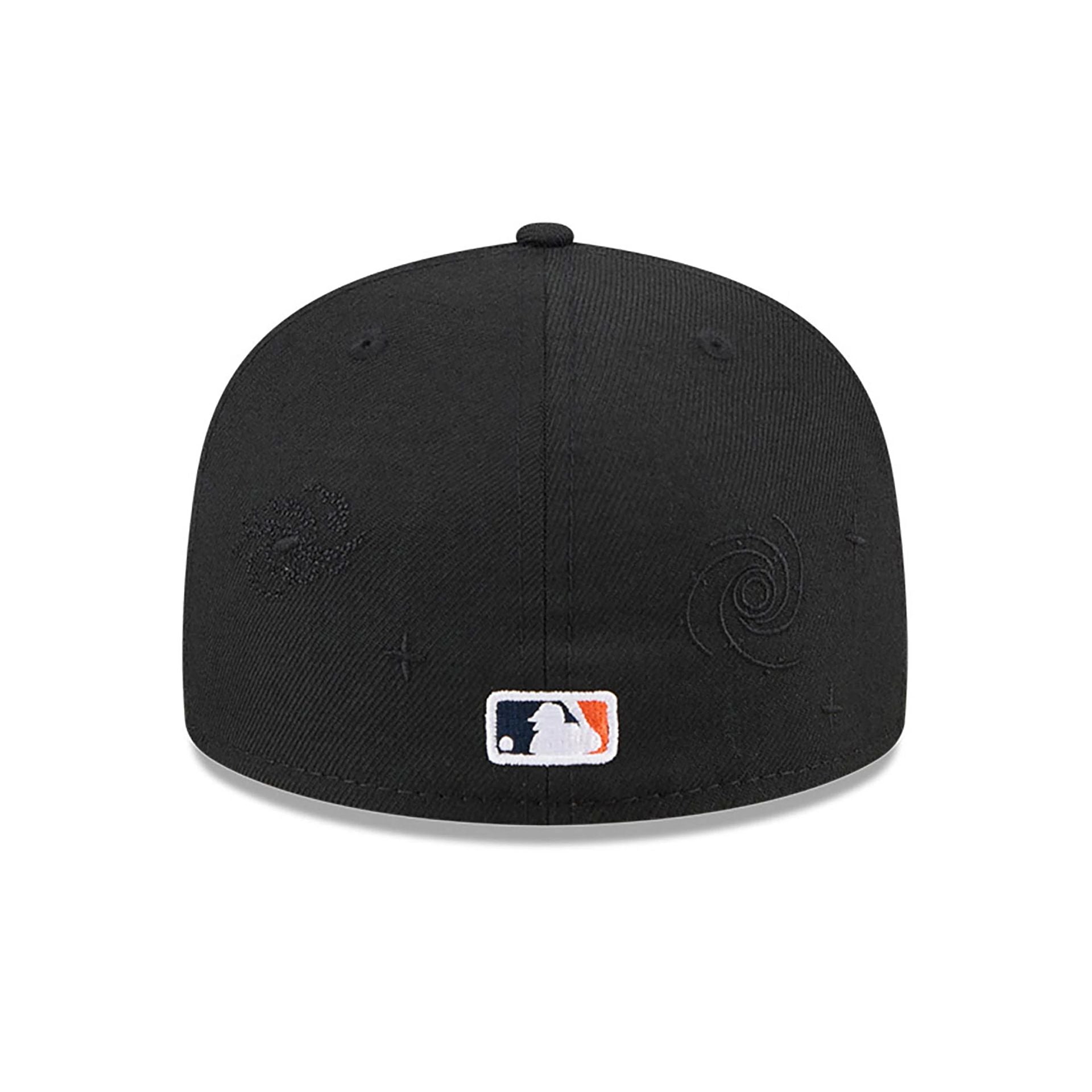 This is a Houston Astros Global Black 59FIFTY Fitted Cap 5