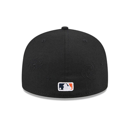 This is a Houston Astros Global Black 59FIFTY Fitted Cap 5