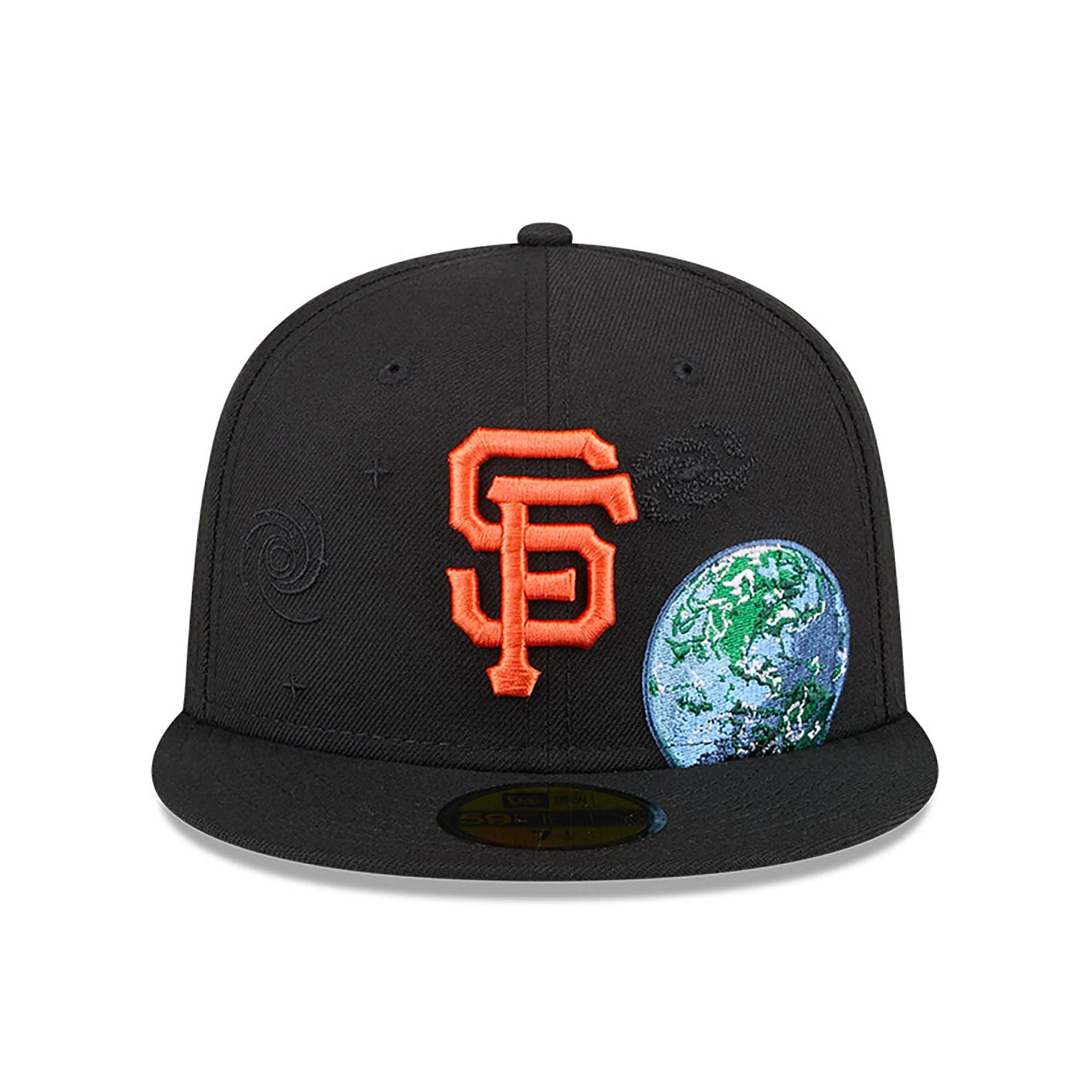 This is a San Francisco Giants Global Black 59FIFTY Fitted Cap 3