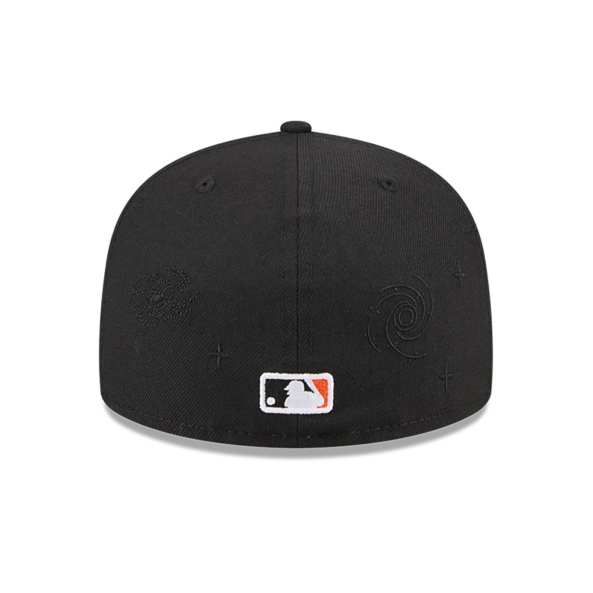 This is a San Francisco Giants Global Black 59FIFTY Fitted Cap 5